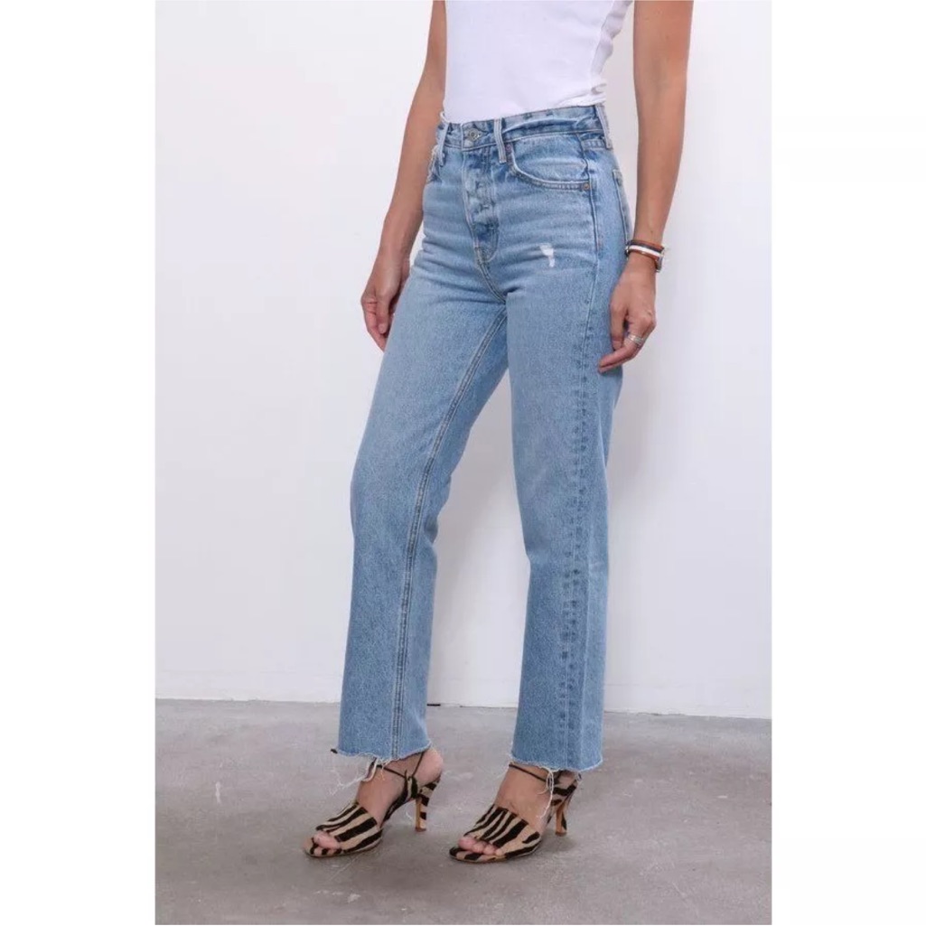 Grlfrnd Super High Rise Helena Gonna Love Me Jeans Size 27